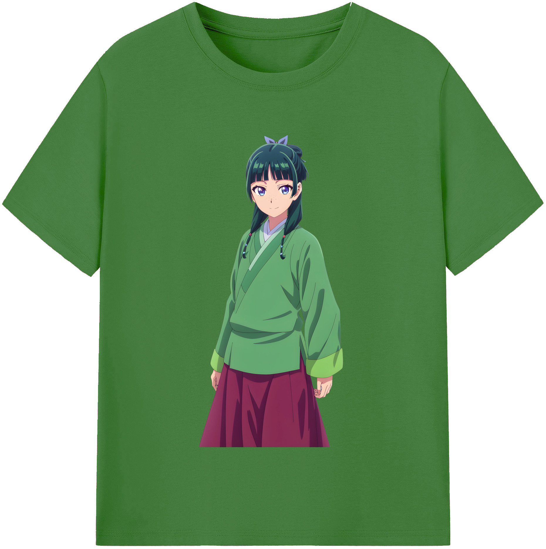 （画像用） 薬屋のひとりごと The Apothecary Diaries レディースカジュアルプリントTシャツ（綿100％）